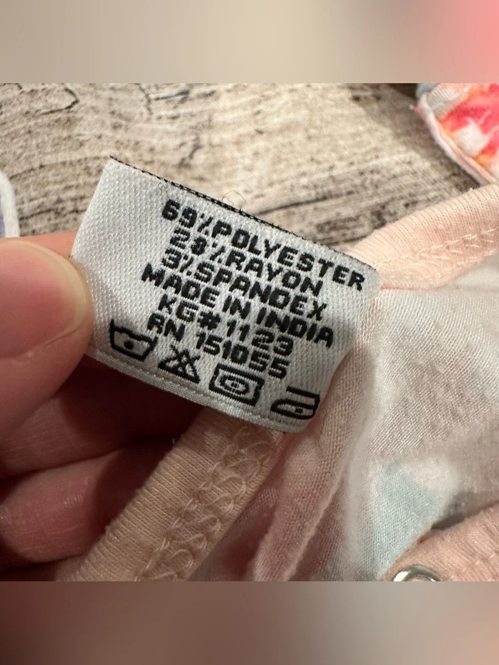 Copper Pearl Watercolor Floral Newborn Knotted Gown Pastel Multicolor Size NB